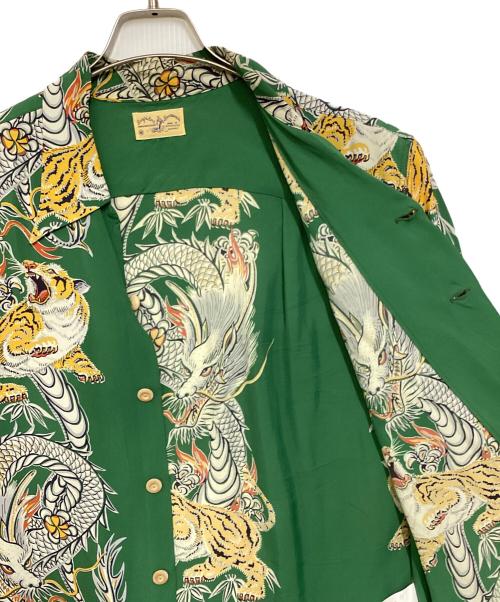 Sun Surf（サンサーフ）Sun Surf (サンサーフ) アロハシャツ グリーン サイズ:Mの古着・服飾アイテム