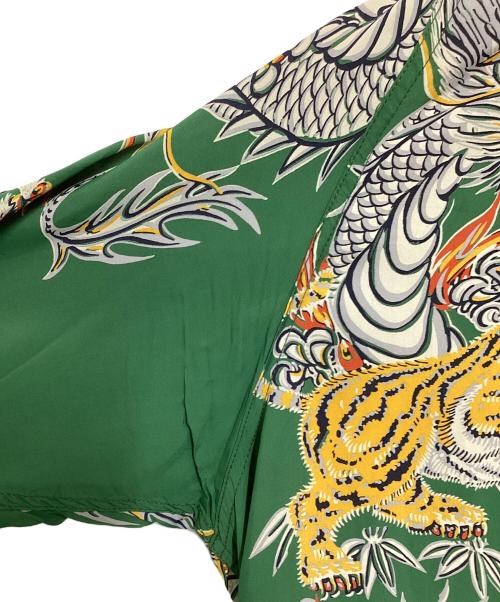 Sun Surf（サンサーフ）Sun Surf (サンサーフ) アロハシャツ グリーン サイズ:Mの古着・服飾アイテム