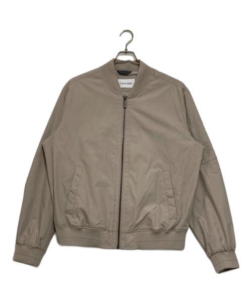 Calvin Klein（カルバンクライン）Calvin Klein (カルバンクライン) ブルゾン ベージュ サイズ:Mの古着・服飾アイテム