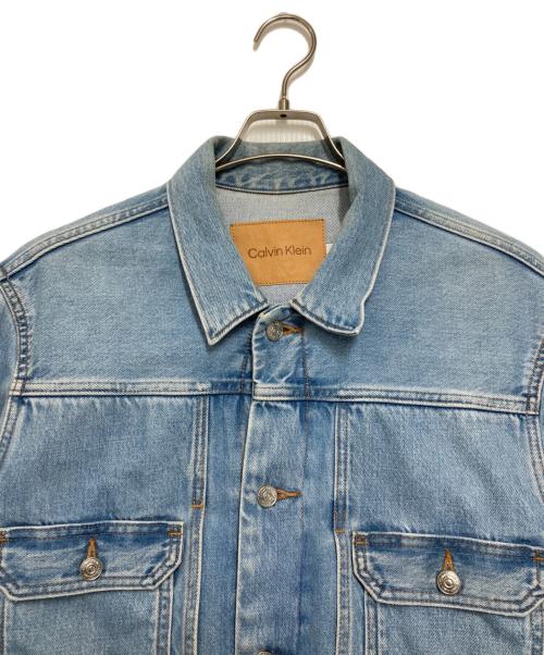 Calvin Klein（カルバンクライン）Calvin Klein (カルバンクライン) デニムジャケット インディゴ サイズ:Ｍの古着・服飾アイテム