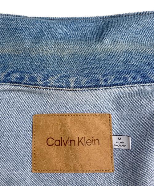 Calvin Klein（カルバンクライン）Calvin Klein (カルバンクライン) デニムジャケット インディゴ サイズ:Ｍの古着・服飾アイテム