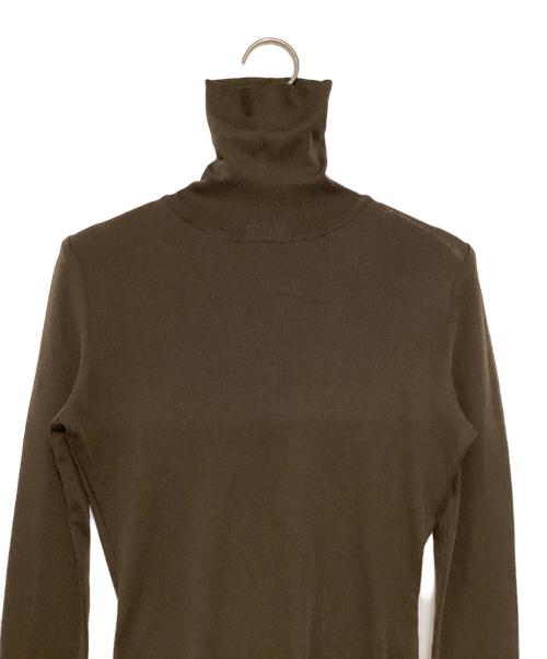 FOXEY BOUTIQUE（フォクシー ブティック）FOXEY BOUTIQUE (フォクシー ブティック) タートルネックニット ブラウン サイズ:38の古着・服飾アイテム
