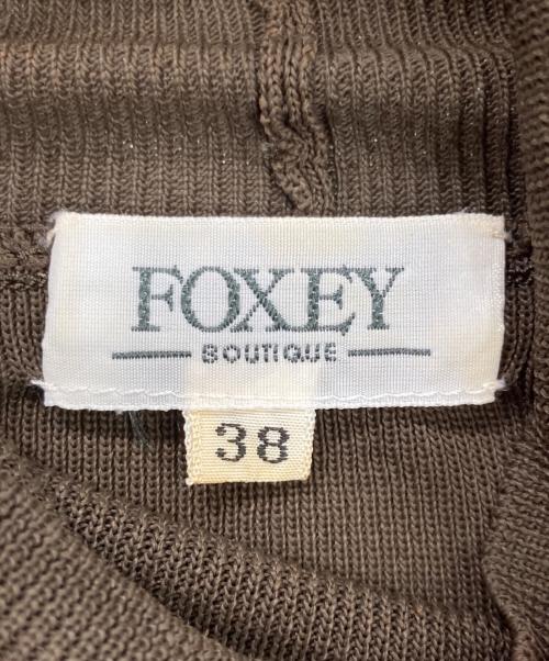 FOXEY BOUTIQUE（フォクシー ブティック）FOXEY BOUTIQUE (フォクシー ブティック) タートルネックニット ブラウン サイズ:38の古着・服飾アイテム
