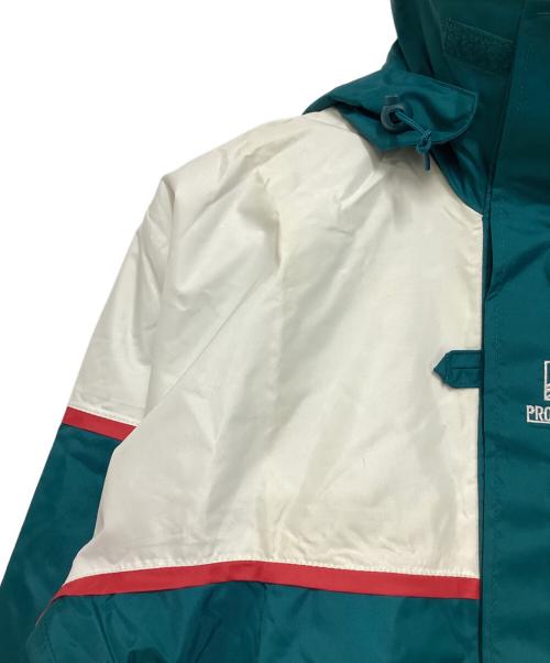 PRO RAINER（プロ レイナー）PRO RAINER (プロ レイナー) レインスーツ ナイロンジャケット グリーン×ホワイト サイズ:XSの古着・服飾アイテム