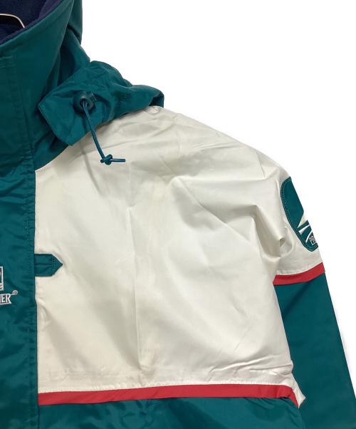 PRO RAINER（プロ レイナー）PRO RAINER (プロ レイナー) レインスーツ ナイロンジャケット グリーン×ホワイト サイズ:XSの古着・服飾アイテム