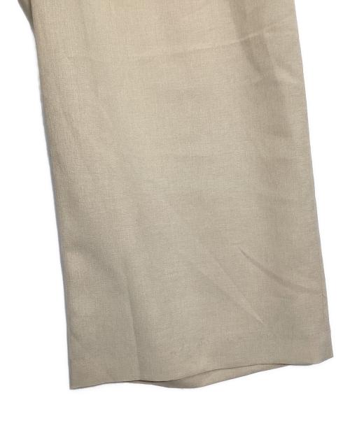 cygne（シーニュ）cygne (シーニュ) ダブルフロントオールインワン ベージュの古着・服飾アイテム