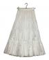 cygne（シーニュ）の古着「ティアードロングスカート」｜ホワイト