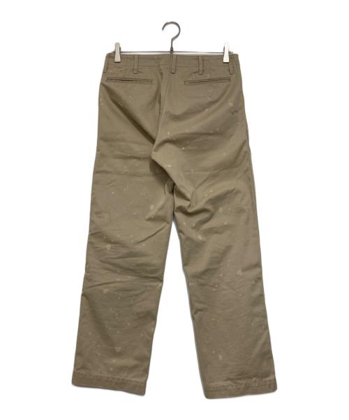 COMME des GARCONS HOMME（コムデギャルソン オム）COMME des GARCONS HOMME (コムデギャルソン オム) ブリーチデザインパンツ ベージュ サイズ:XSの古着・服飾アイテム