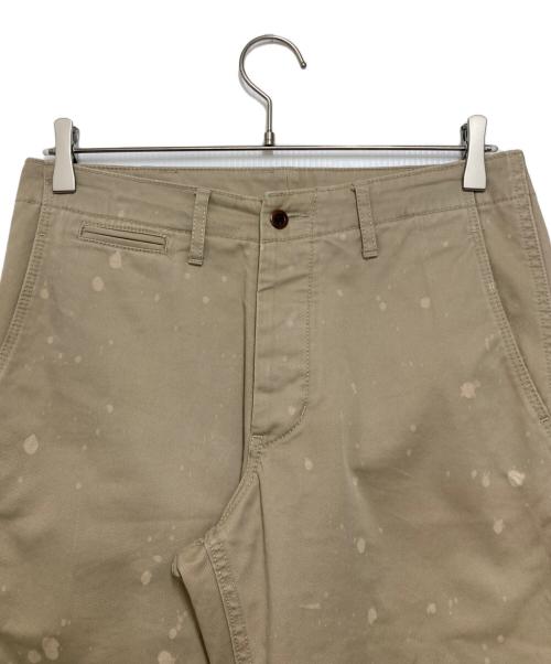 COMME des GARCONS HOMME（コムデギャルソン オム）COMME des GARCONS HOMME (コムデギャルソン オム) ブリーチデザインパンツ ベージュ サイズ:XSの古着・服飾アイテム