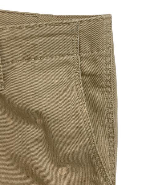 COMME des GARCONS HOMME（コムデギャルソン オム）COMME des GARCONS HOMME (コムデギャルソン オム) ブリーチデザインパンツ ベージュ サイズ:XSの古着・服飾アイテム