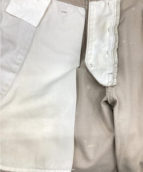 COMME des GARCONS HOMME（コムデギャルソン オム）COMME des GARCONS HOMME (コムデギャルソン オム) ブリーチデザインパンツ ベージュ サイズ:XSの古着・服飾アイテム