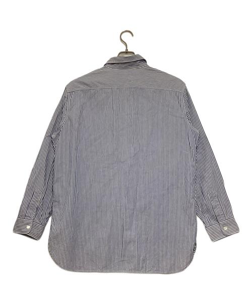 POLO RALPH LAUREN（ポロ・ラルフローレン）POLO RALPH LAUREN (ポロ・ラルフローレン) ストライプシャツ ブルー×ホワイト サイズ:XLの古着・服飾アイテム