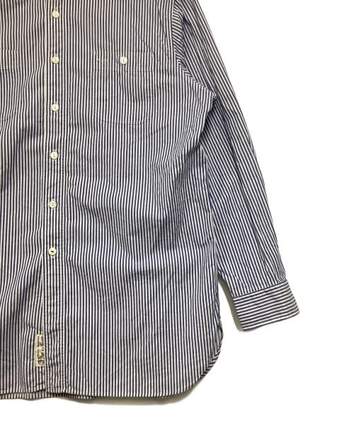 POLO RALPH LAUREN（ポロ・ラルフローレン）POLO RALPH LAUREN (ポロ・ラルフローレン) ストライプシャツ ブルー×ホワイト サイズ:XLの古着・服飾アイテム