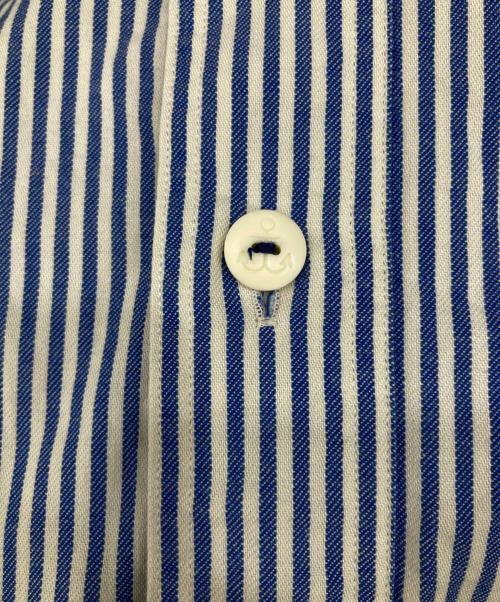 POLO RALPH LAUREN（ポロ・ラルフローレン）POLO RALPH LAUREN (ポロ・ラルフローレン) ストライプシャツ ブルー×ホワイト サイズ:XLの古着・服飾アイテム