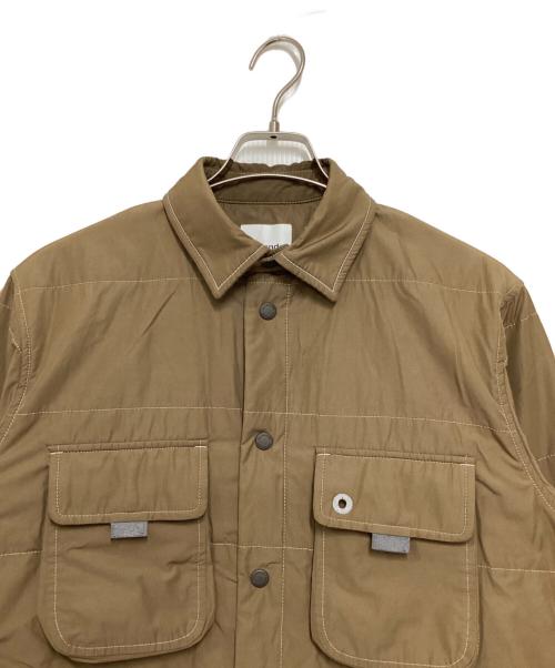 and wander（アンドワンダー）and wander (アンドワンダー) コーチジャケット ブラウン サイズ:2の古着・服飾アイテム