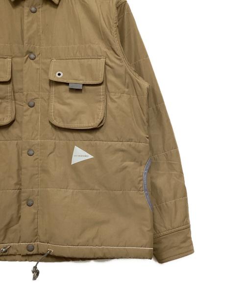 and wander（アンドワンダー）and wander (アンドワンダー) コーチジャケット ブラウン サイズ:2の古着・服飾アイテム