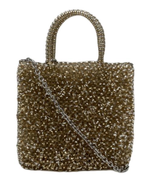 ANTEPRIMA（アンテプリマ）ANTEPRIMA (アンテプリマ) 2WAYワイヤーマイクロバッグ ベージュの古着・服飾アイテム