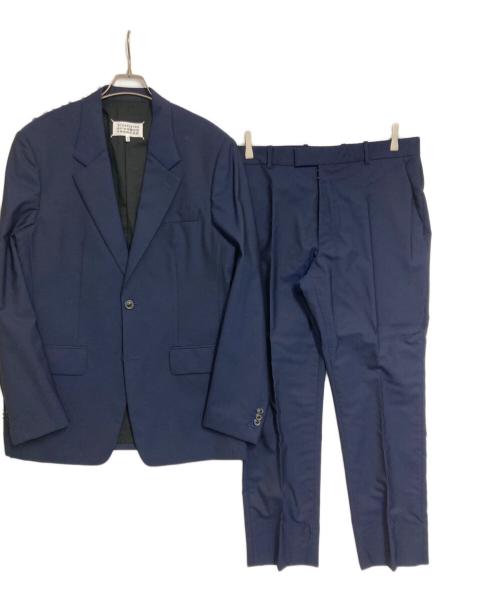 Maison Margiela（メゾンマルジェラ）Maison Margiela (メゾンマルジェラ) 2B wool tailored jacket set up ネイビー サイズ:50の古着・服飾アイテム