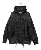 Acne studiosアクネ ストゥディオス）の古着「FACE YOURSELF NYLON JACKET」｜ブラック