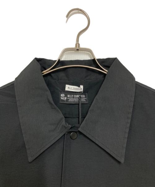 WILLY CHAVARRIA（ウィリーチャバリア）WILLY CHAVARRIA (ウィリーチャバリア) LONG COACH JACKET ブラック サイズ:Lの古着・服飾アイテム