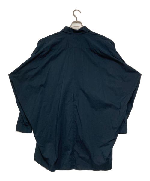 Essay（エッセイ）Essay (エッセイ) DRAPE SHIRT ネイビー サイズ:2の古着・服飾アイテム