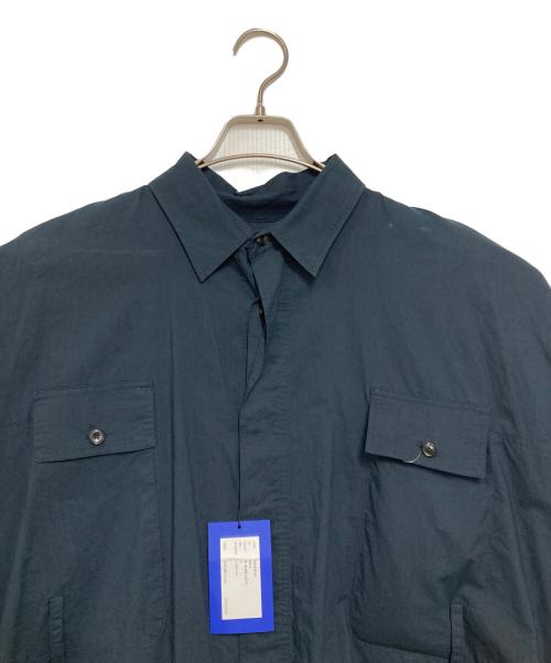 Essay（エッセイ）Essay (エッセイ) DRAPE SHIRT ネイビー サイズ:2の古着・服飾アイテム