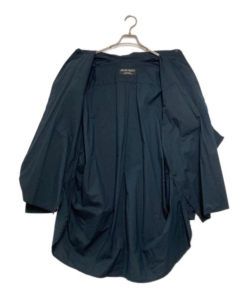 Essay（エッセイ）Essay (エッセイ) DRAPE SHIRT ネイビー サイズ:2の古着・服飾アイテム