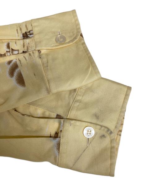 LANCER CALIFORNIA（ランサー カリフォルニア）LANCER CALIFORNIA (ランサー カリフォルニア) 70’S オープンカラーシャツ イエロー サイズ:XXLの古着・服飾アイテム