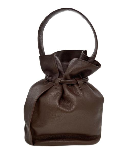 the dilettante（ザ・ディレッタント）the dilettante (ザ・ディレッタント) バケツ型ハンドバッグ ブラウンの古着・服飾アイテム