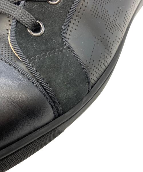 Christian Louboutin（クリスチャン・ルブタン）Christian Louboutin (クリスチャン・ルブタン) スウェード切替ハイカットスニーカー ブラック サイズ:41の古着・服飾アイテム