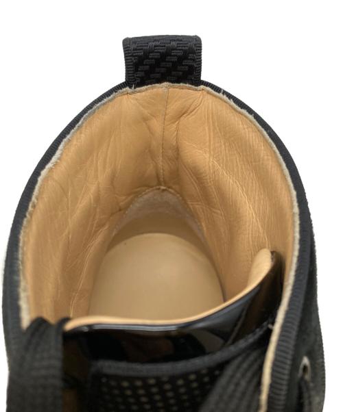 Christian Louboutin（クリスチャン・ルブタン）Christian Louboutin (クリスチャン・ルブタン) スウェード切替ハイカットスニーカー ブラック サイズ:41の古着・服飾アイテム