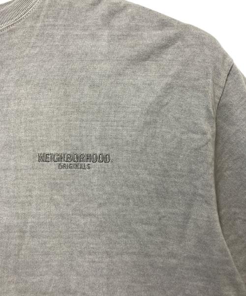 NEIGHBORHOOD（ネイバーフッド）NEIGHBORHOOD (ネイバーフッド) PIGMENT DYED CREWNECK SS グレー サイズ:Mの古着・服飾アイテム