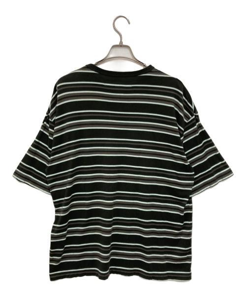 NEIGHBORHOOD（ネイバーフッド）NEIGHBORHOOD (ネイバーフッド) BORDER CREWNECK-P SS / SAXE/ボーダークルーネック ピーエスエス/サックス グレー サイズ:Mの古着・服飾アイテム