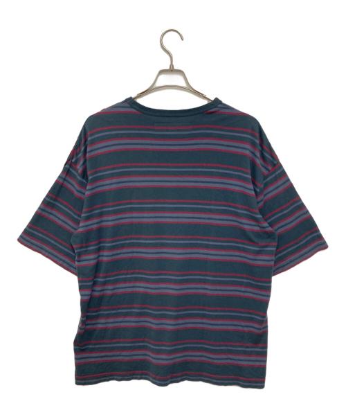 NEIGHBORHOOD（ネイバーフッド）NEIGHBORHOOD (ネイバーフッド) BORDER CREWNECK-P SS / SAXE/ボーダークルーネック ピーエスエス/サックス ネイビー サイズ:Mの古着・服飾アイテム