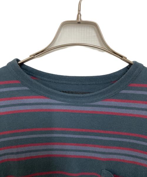 NEIGHBORHOOD（ネイバーフッド）NEIGHBORHOOD (ネイバーフッド) BORDER CREWNECK-P SS / SAXE/ボーダークルーネック ピーエスエス/サックス ネイビー サイズ:Mの古着・服飾アイテム