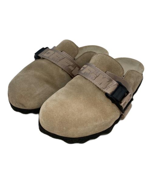 OFFWHITE（オフホワイト）OFFWHITE (オフホワイト) Suede Industrial Belt Sabot ベージュ サイズ:36の古着・服飾アイテム