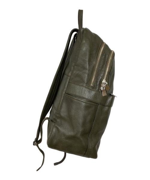 aniary（アニアリ）aniary (アニアリ) レザーデイパック オリーブの古着・服飾アイテム