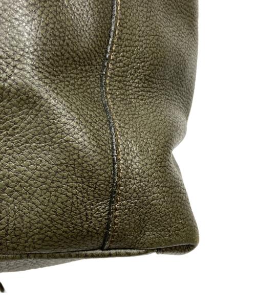 aniary（アニアリ）aniary (アニアリ) レザーデイパック オリーブの古着・服飾アイテム