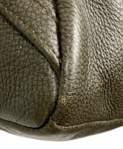 aniary（アニアリ）aniary (アニアリ) レザーデイパック オリーブの古着・服飾アイテム