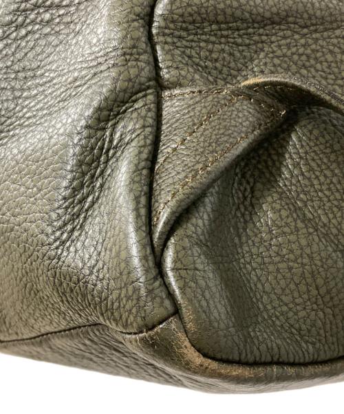 aniary（アニアリ）aniary (アニアリ) レザーデイパック オリーブの古着・服飾アイテム