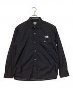 THE NORTH FACEザ ノース フェイス）の古着「L/S Nuptse Shirt」｜ブラック