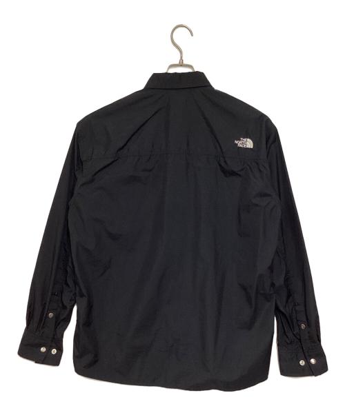THE NORTH FACE（ザ ノース フェイス）THE NORTH FACE (ザ ノース フェイス) L/S Nuptse Shirt ブラック サイズ:Lの古着・服飾アイテム