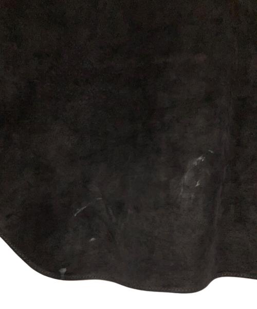 COMME des GARCONS HOMME PLUS（コムデギャルソンオムプリュス）COMME des GARCONS HOMME PLUS (コムデギャルソンオムプリュス) ピッグスキンレザーシャツ ブラック サイズ:Mの古着・服飾アイテム