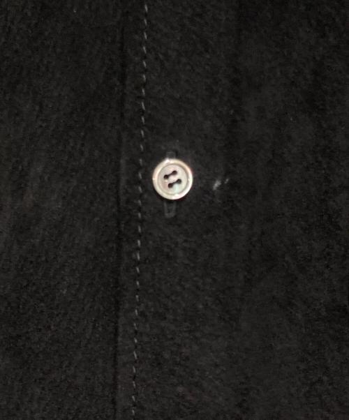 COMME des GARCONS HOMME PLUS（コムデギャルソンオムプリュス）COMME des GARCONS HOMME PLUS (コムデギャルソンオムプリュス) ピッグスキンレザーシャツ ブラック サイズ:Mの古着・服飾アイテム