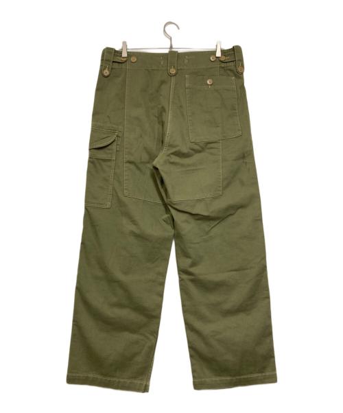 POLO RALPH LAUREN（ポロ・ラルフローレン）POLO RALPH LAUREN (ポロ・ラルフローレン) リラックスフィットサティーンカーゴパンツ グリーン サイズ:32/32の古着・服飾アイテム