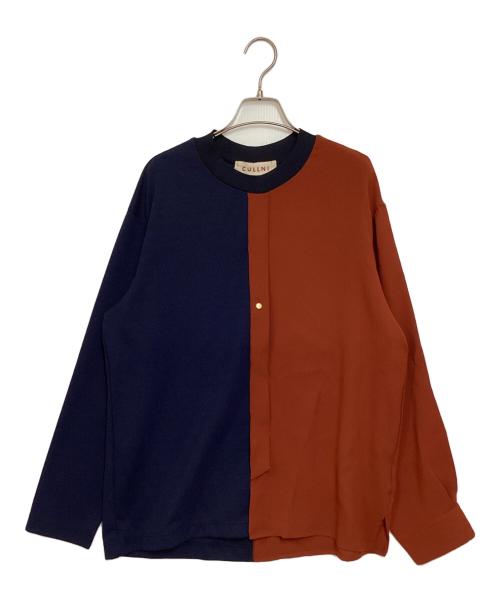 CULLNI（クルニ）CULLNI (クルニ) ドッキングカットソー レッド×ネイビー サイズ:1の古着・服飾アイテム
