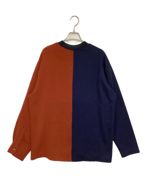 CULLNI（クルニ）CULLNI (クルニ) ドッキングカットソー レッド×ネイビー サイズ:1の古着・服飾アイテム