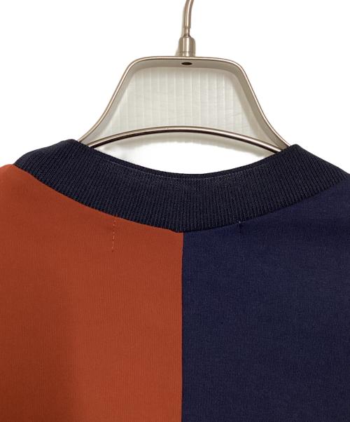 CULLNI（クルニ）CULLNI (クルニ) ドッキングカットソー レッド×ネイビー サイズ:1の古着・服飾アイテム