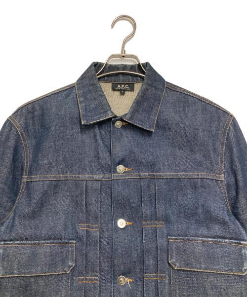 A.P.C.（アーペーセー）A.P.C. (アーペーセー) 2nd TYPE DENIM JACKET インディゴ サイズ:Ｓの古着・服飾アイテム