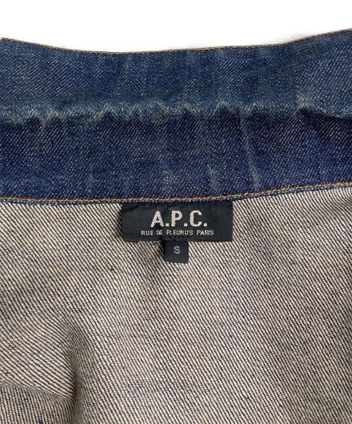 A.P.C.（アーペーセー）A.P.C. (アーペーセー) 2nd TYPE DENIM JACKET インディゴ サイズ:Ｓの古着・服飾アイテム
